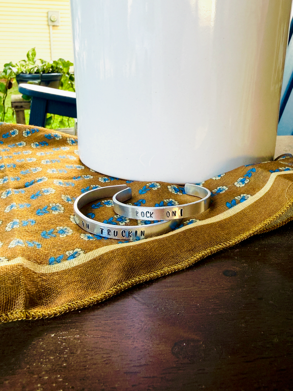 Custom Small Stamped Cuff